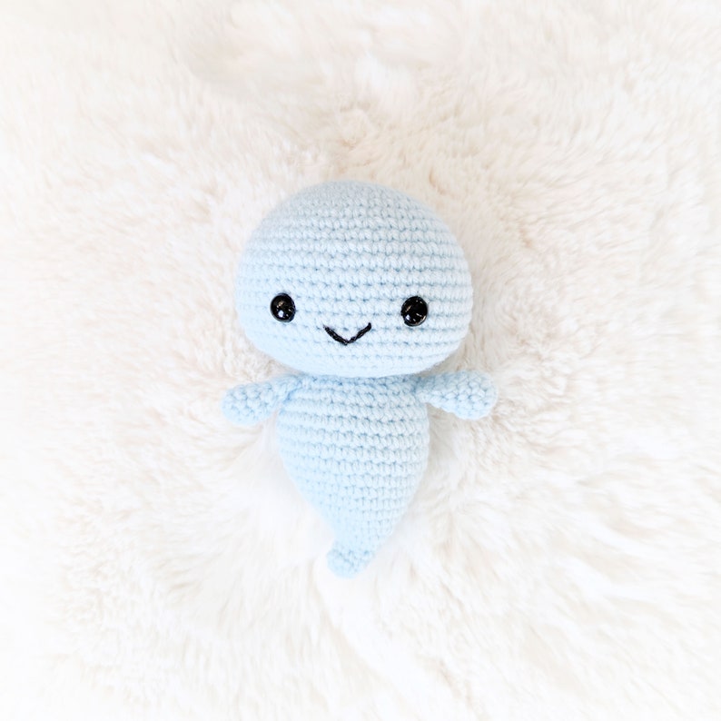 Crochet ghost pattern, Amigurumi Ghost Pattern, big boo cute ghost design, Ghostbusters poltergeist, cute ghost toy image 3