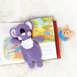 CROCHET LOVEY PATTERN: Sleepy Koala Lovey Amigurumi Pattern, Crochet Comforter, English Only, Beginner Friendly, Easy to Follow Pattern image 2