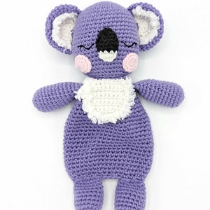 CROCHET LOVEY PATTERN: Sleepy Koala Lovey Amigurumi Pattern, Crochet Comforter, English Only, Beginner Friendly, Easy to Follow Pattern image 6