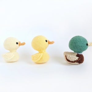 CROCHET DUCK PATTERN: Amigurumi Mini Duck Pattern, Written in English, Easy To Follow, Crochet Duckling image 3