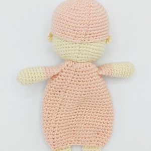 CROCHET LOVEY PATTERN: Baby Doll Lovey Amigurumi Pattern, Crochet Comforter, English Only, Beginner Friendly, Easy to Follow image 5