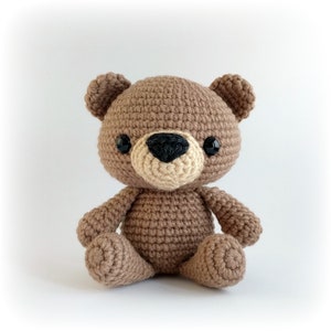 Crochet Teddy Bear Pattern, amigurumi bear toy pattern, Stuffed bear diy toy, Baby Shower gift, gift for baby, gifts for children