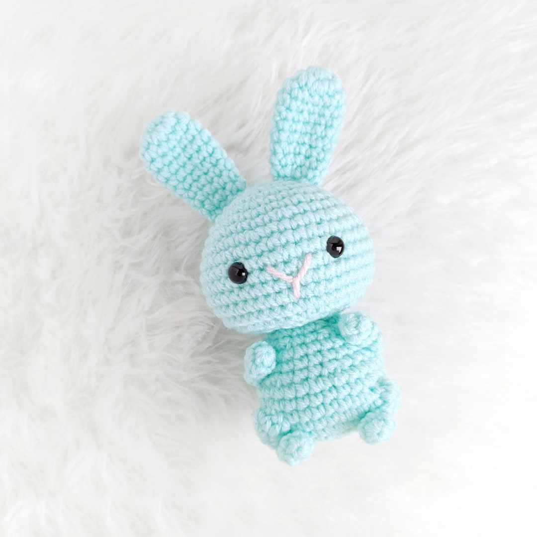 Mini Rabbit Crochet Pattern Crochet Mini Bunny Rabbit Amigurumi Pattern (PDF) - Etsy