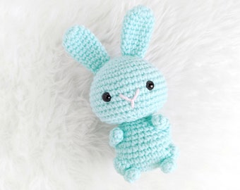 Crochet Mini Bunny Rabbit Pattern, Small Bunny Amigurumi Pattern, English Only, Easy To Follow, Easter Bunny, Spring Rabbit Decor Crochet