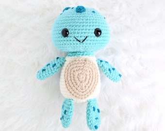 CROCHET SEATURTLE TURTLE, Amigurumi Sea Turtle Pattern, English Only, Easy to Follow and Beginner Friendly