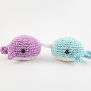 CROCHET WHALE PATTERN: Whale & Narwhal Amigurumi Pattern, English Only, Easy To Follow, Beginner Friendly Project image 4
