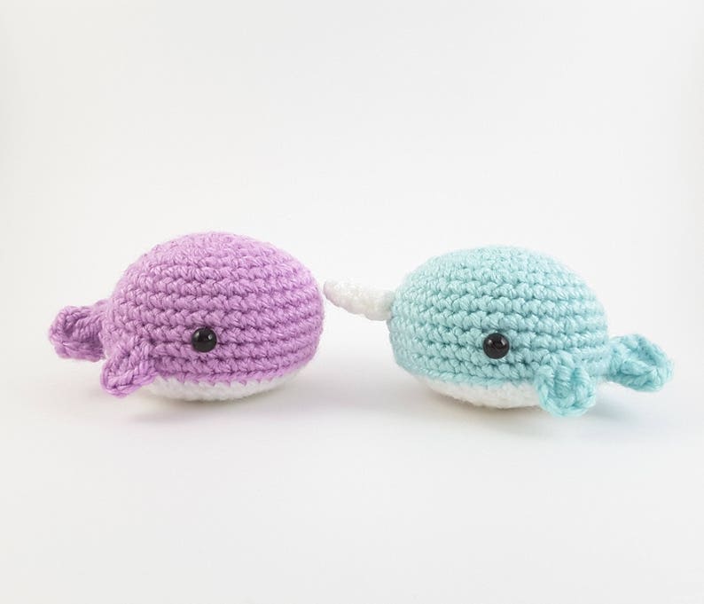 CROCHET WHALE PATTERN: Whale & Narwhal Amigurumi Pattern, English Only, Easy To Follow, Beginner Friendly Project image 4