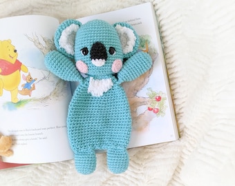 CROCHET LOVEY PATTERN: Sleepy Koala Lovey Amigurumi Pattern, Crochet Comforter, English Only, Beginner Friendly, Easy to Follow Pattern