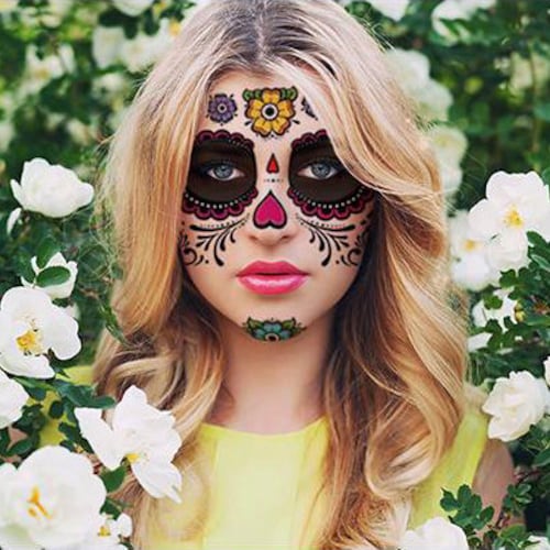 50 Day Of The Dead Tattoos For Girls 2023  Sugar Skull  Flowers Designs