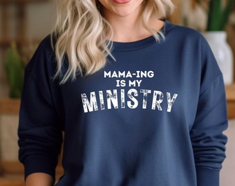 Christian Shirt For Mama Faith Shirt For Her Christian Apparel Bible Sweatshirt Gift For Mom Jesus Gift Idea Christian Crewneck Sweatshirt
