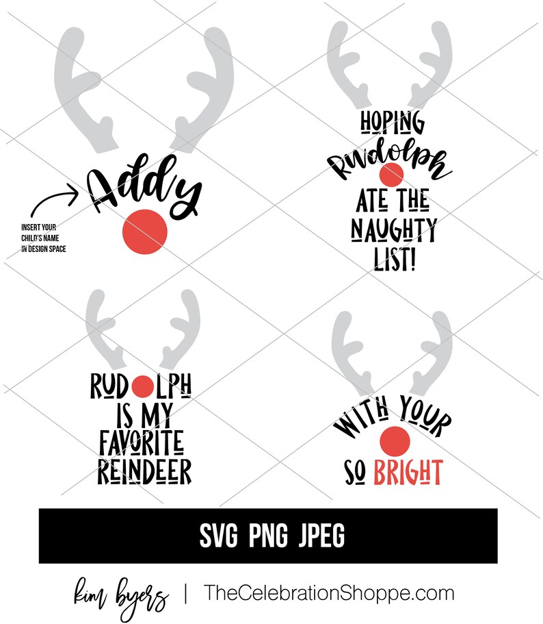 Download Rudolph Svg Funny Christmas Svg Christmas Cut File Etsy PSD Mockup Templates