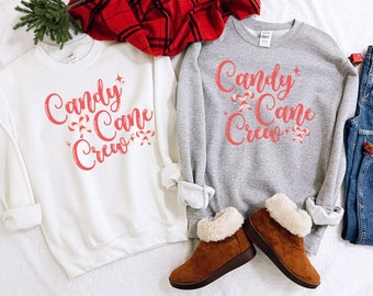 Matching Family Christmas Shirts, Christmas Matching Ugly Sweater Holiday Party Shirt, Candy Cane Cousin Crew, Matching Family Picture Shirt