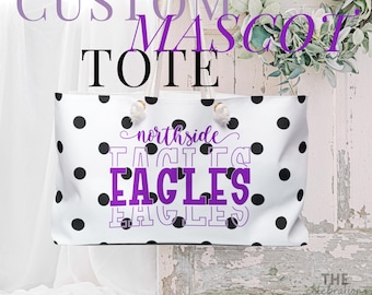 Personalized School Spirit Weekender Bag: Custom Team Colors Travel Tote