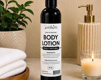 Loción corporal totalmente natural para pieles secas y sensibles / Hidratante artesanal