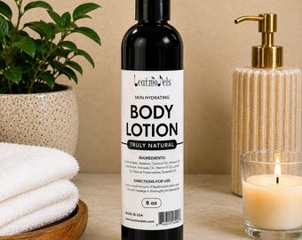 Loción corporal totalmente natural para pieles secas y sensibles / Hidratante artesanal