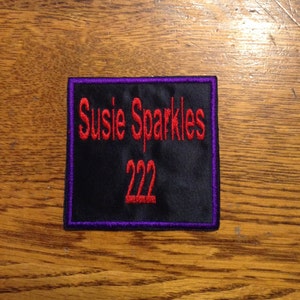 Custom Roller Derby Name and Number Patch