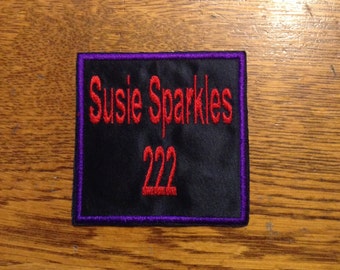 Custom Roller Derby Name and Number Patch