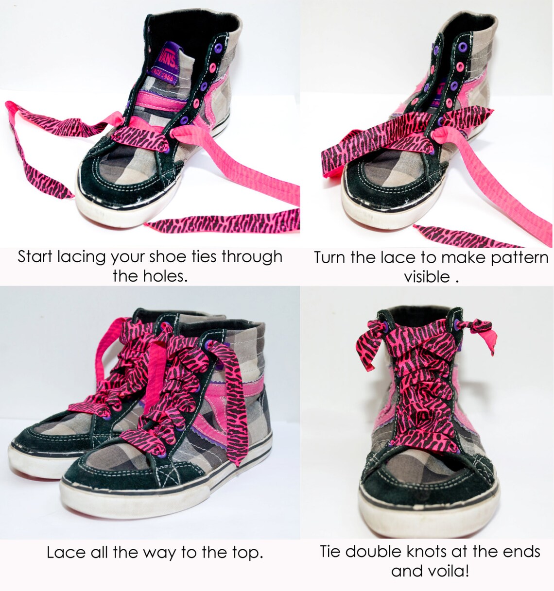 ELASTIC SHOE TIE Solid Color Enchanted Shoe Ties / Laces You Etsy