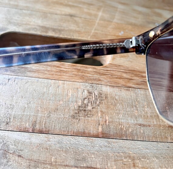 1980s sunglasses , animal print and metal - image 4