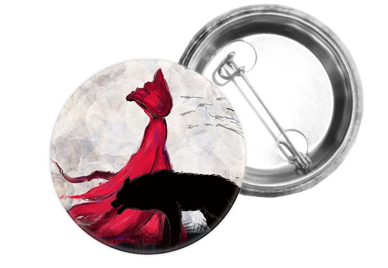 Button Red Riding Hood Bild 1