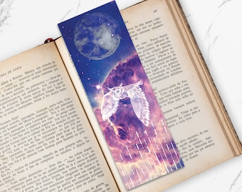 Lesezeichen Eule, Magie der Nacht, das ideale Geschenk für Fans von Zauberei und Magie
