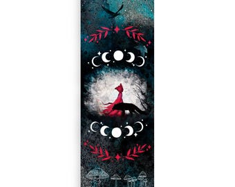 Little Red Riding Hood Gothic Bookmark | Fairy Tale Bookmark Gift | Fantasy Book Accessory