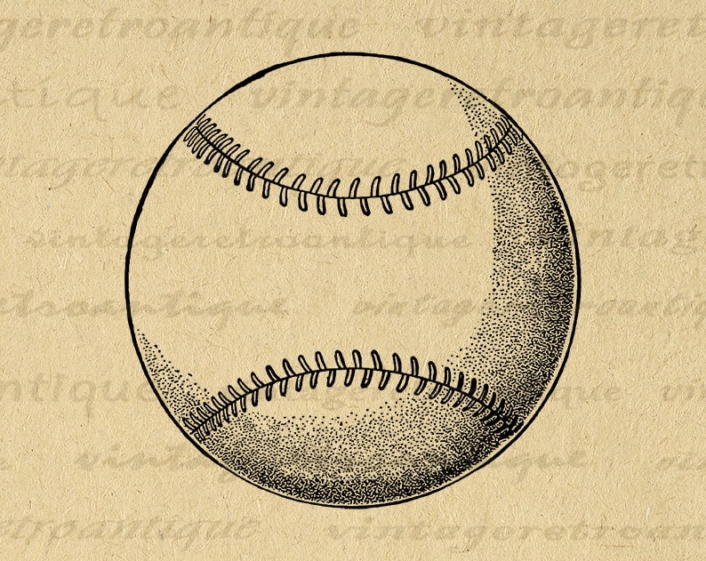 Printable Baseball Graphic Image Sports Digital Download Artwork ...