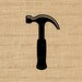Printable Digital Hammer Graphic Hammer Icon Image Construction Home ...