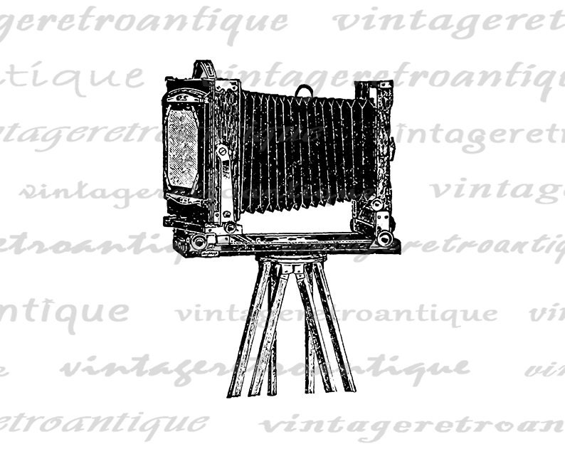 Printable Image Antique Camera Graphic Digital Art Download Old ...