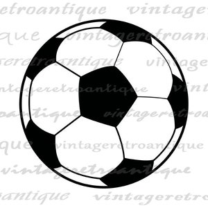 Printable Image Soccer Ball Graphic Download Soccer Digital ...