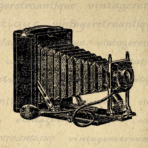 Items similar to Printable Image Old Fashioned Camera Download ...