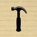 Printable Digital Hammer Graphic Hammer Icon Image Construction Home ...