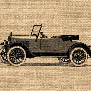 Digital Printable Antique Car Download Classic Roadster Car - Etsy