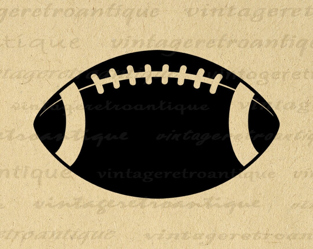 Printable Football Image Download Digital Illustration Graphic Artwork ...