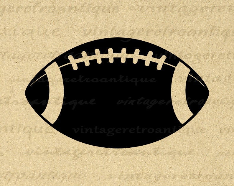 Printable Football Image Download Digital Illustration Graphic Artwork ...
