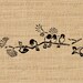 Printable Birds on Branch Graphic Antique Bird Digital Image Instant ...