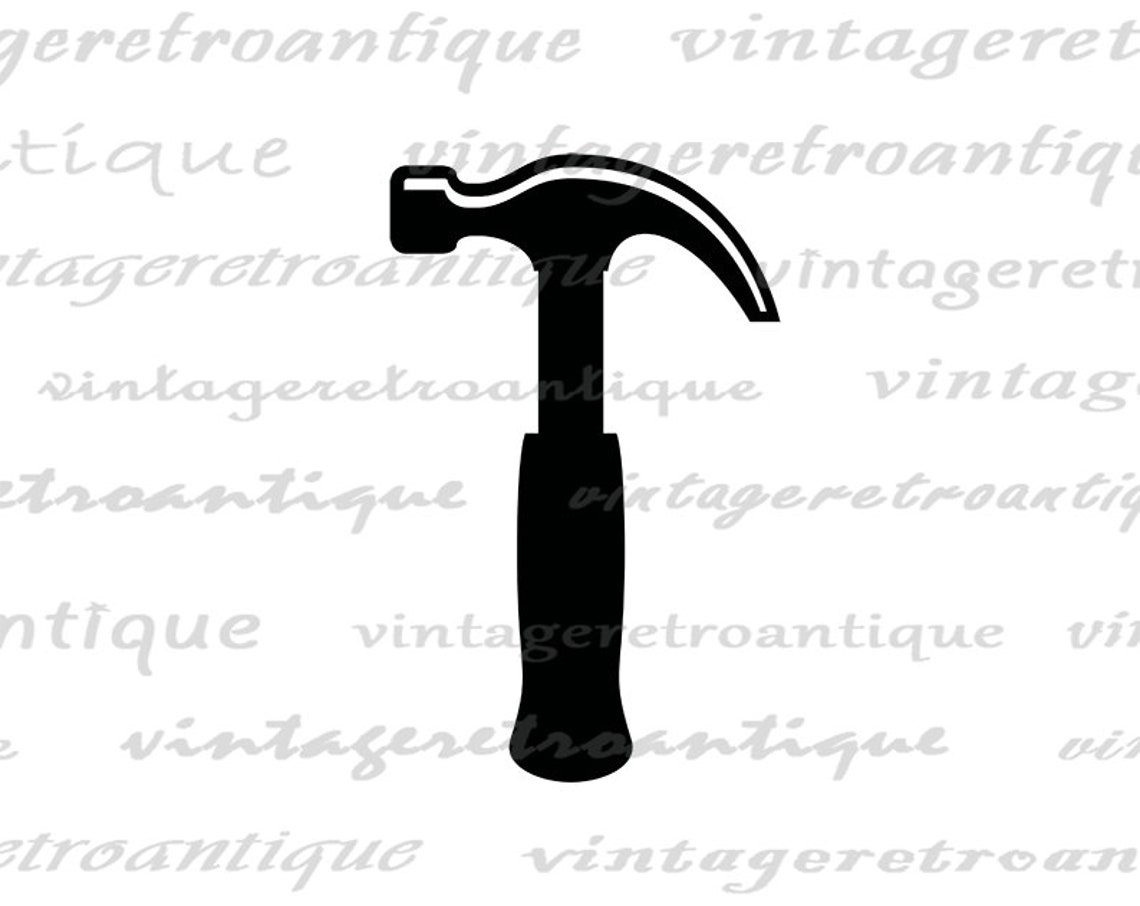 Printable Digital Hammer Graphic Hammer Icon Image Etsy Printable Digital Hammer Graphic Hammer Icon Image Etsy
