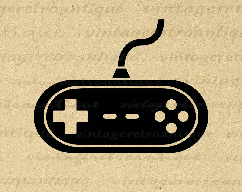 11x14 Video Game Graphic Printable Image Video Game Controller Etsy