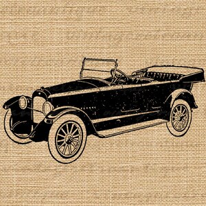 Vintage Automobile Graphic Printable Image Antique Car - Etsy