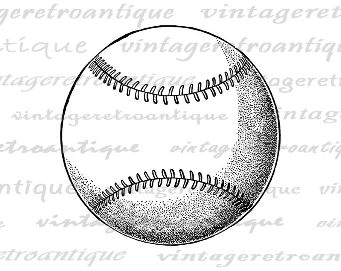 Printable Baseball Graphic Image Sports Digital Download - Etsy