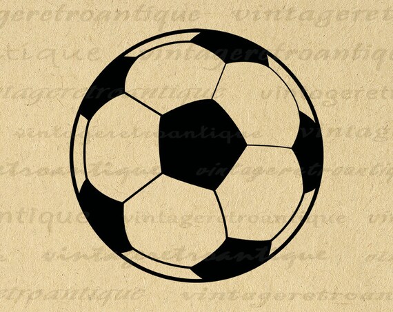 Printable Image Soccer Ball Graphic Download Soccer Digital | Etsy