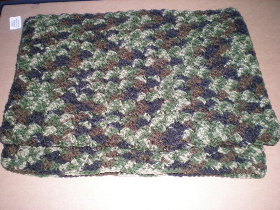 camouflage baby blanket