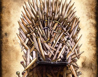 Iron Throne - Throne of Swords - Midieval Swords - Thrones - Swords - Renaissance - Piracy - Midieval Weapons - Game of Thrones - Westeros