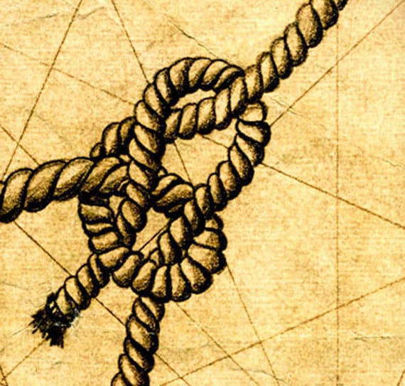 Linea Di Prua Nodo Nodo Disegno Gassa D Amante