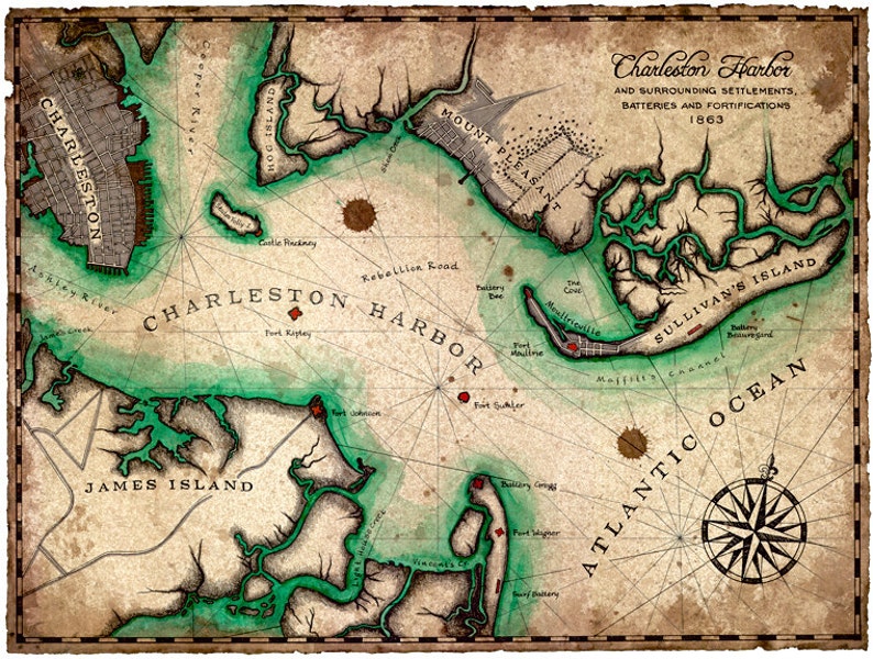 Map Of Mount Pleasant Sc Maping Resources