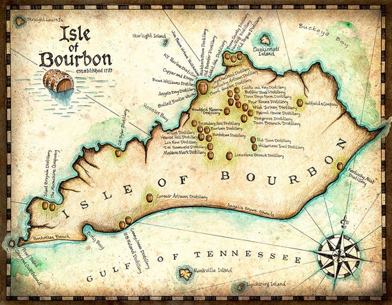 Printable Bourbon Trail Map