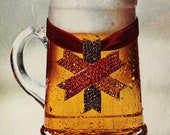 1968 Knickerbocker Beer Ad w Jeweled Stein - Wall Art - Home Decor - Bar Decor - Retro Beer Advertising