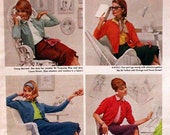1961 Rit Dye Ad - 60s Fashion - Retro Vintage Clothing Advertising - Woman's Day Magazine - Mad Men Era
