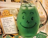 1960s Kool Aid Ad  - Wall Art - Pitcher - Green - Lime - Home Decor - Kitchen - Retro Vintage Food & Drink Advertising