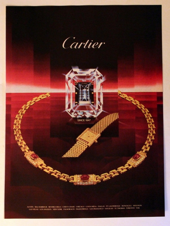 cartier jewelry ad